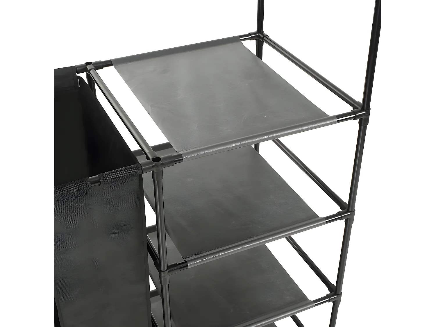 Porte-vêtements Acier et tissu non-tissé 87x44x158 cm Noir WVGQ4341