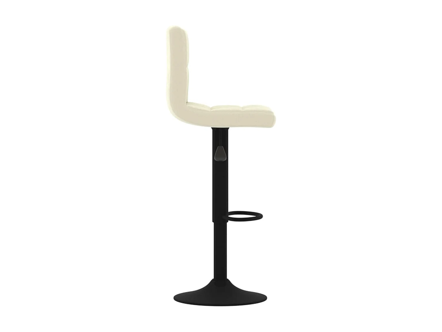 lot de 2 Tabourets de bar crème velours SSA2255