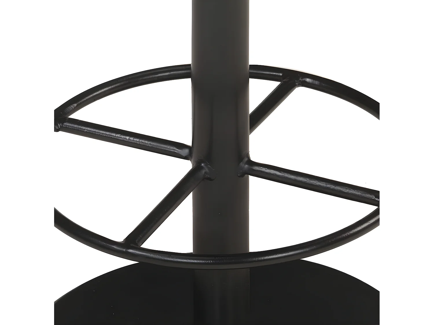 Tabouret de bar Noir Cuir véritable SSA8110