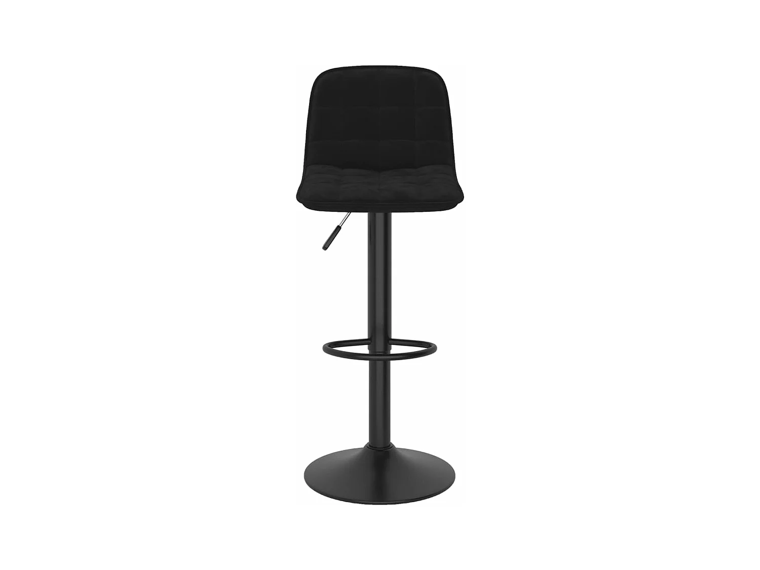 lot de 2 Tabourets de bar Noir Velours SSA9383