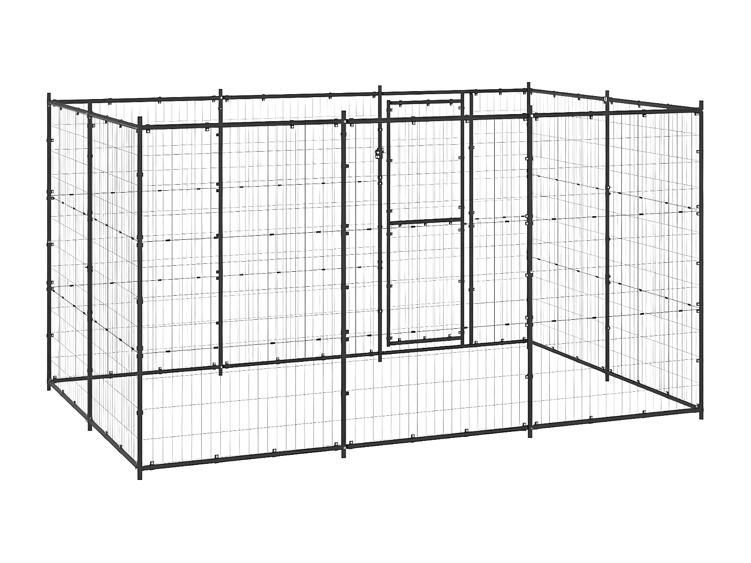 Perrera de exterior de acero 7,26 m² ES970994