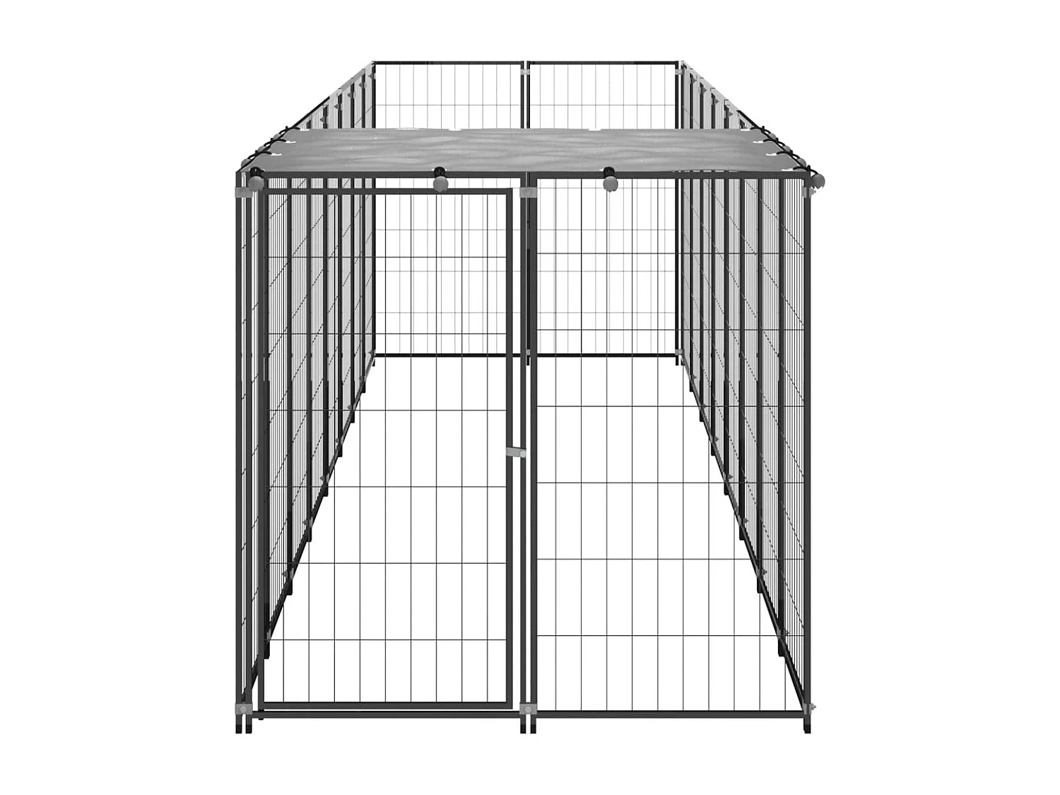 Chenil Noir 4,84 m² Acier RG3Q29033
