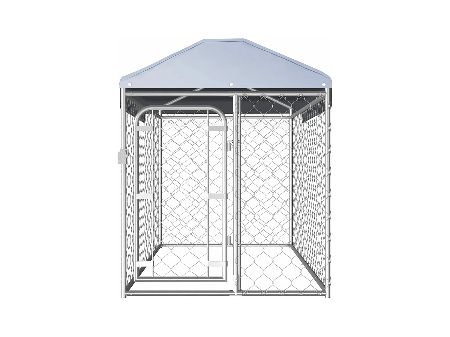 Chenil d'extérieur avec toit pour chiens 200x100x125 cm RG3Q54646