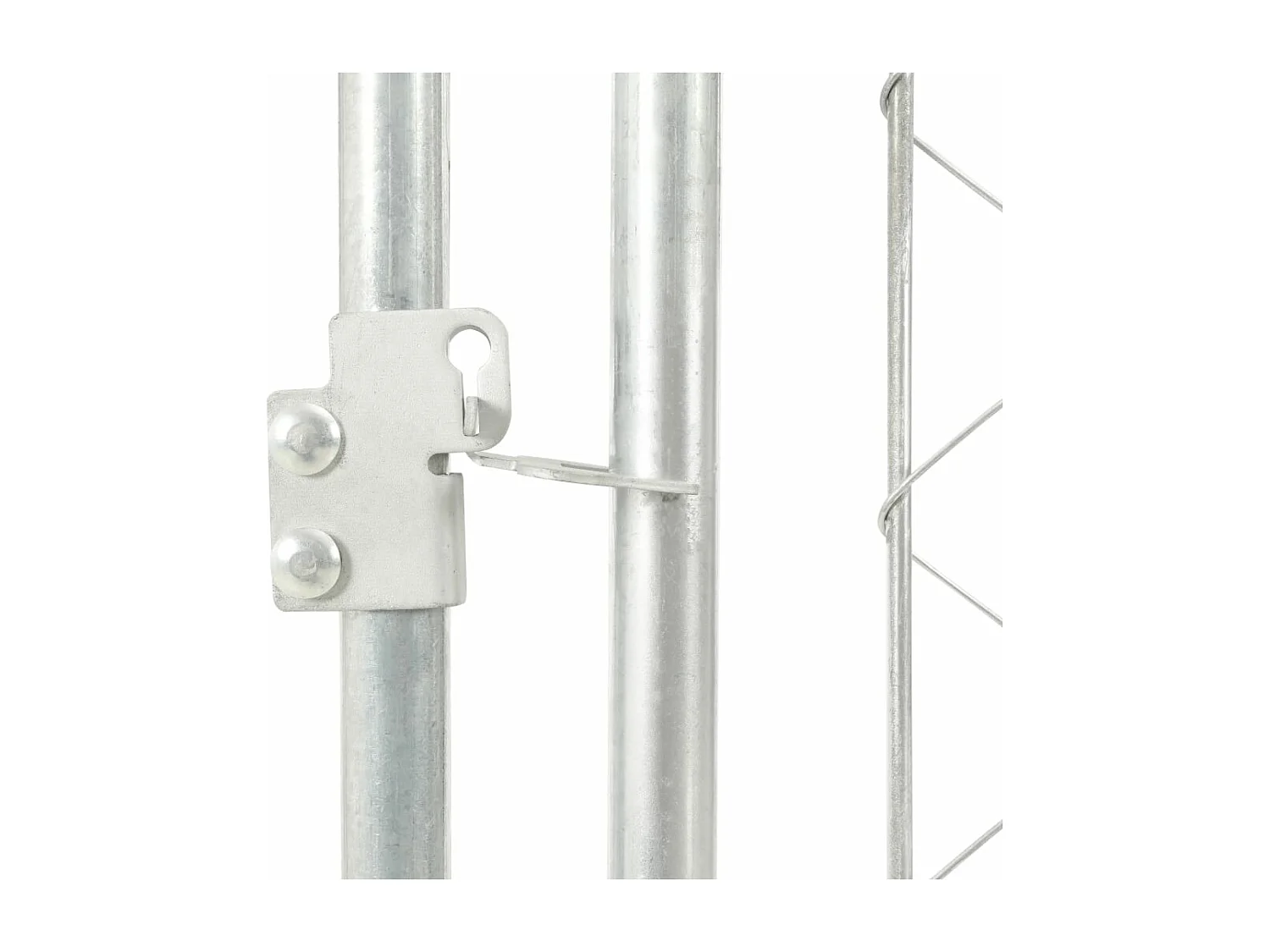 Chenil extérieur avec toit pour chiens 200 x 200 x 135 cm RG3Q21307