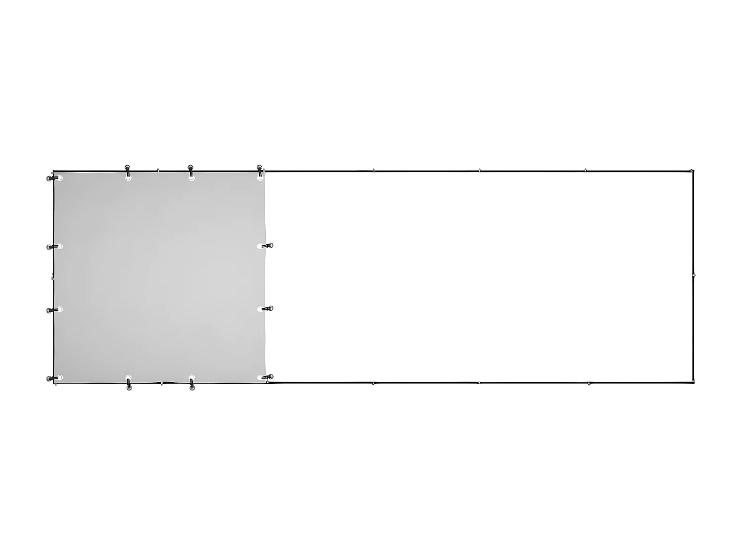 Canil para cães 330x110x110 cm aço preto PT465768