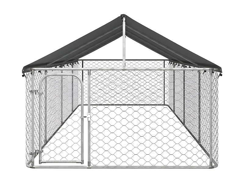 Canil de exterior com telhado 600x200x150 cm PT842866