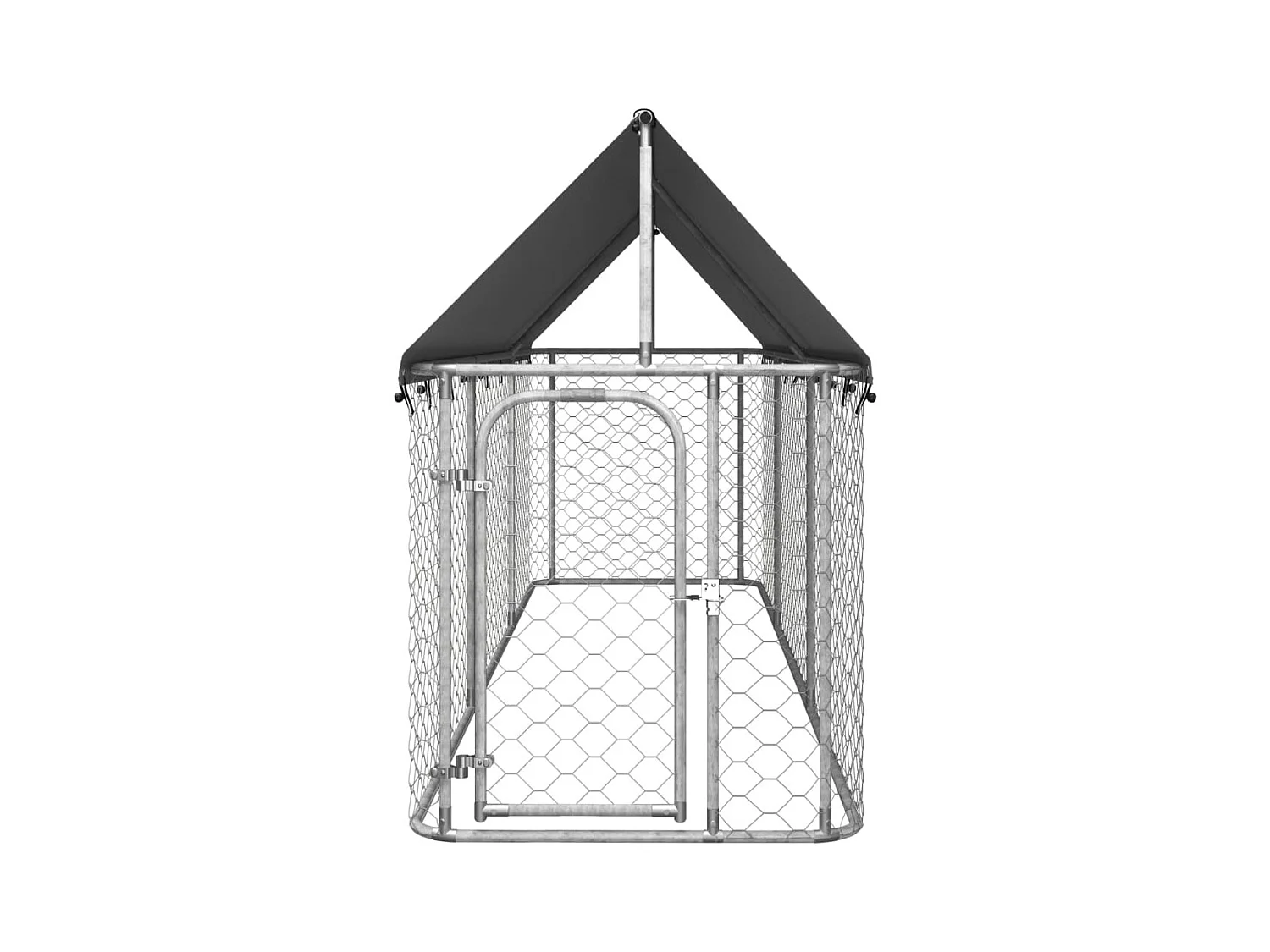 Chenil extérieur avec toit 400x100x150 cm RG3Q63344