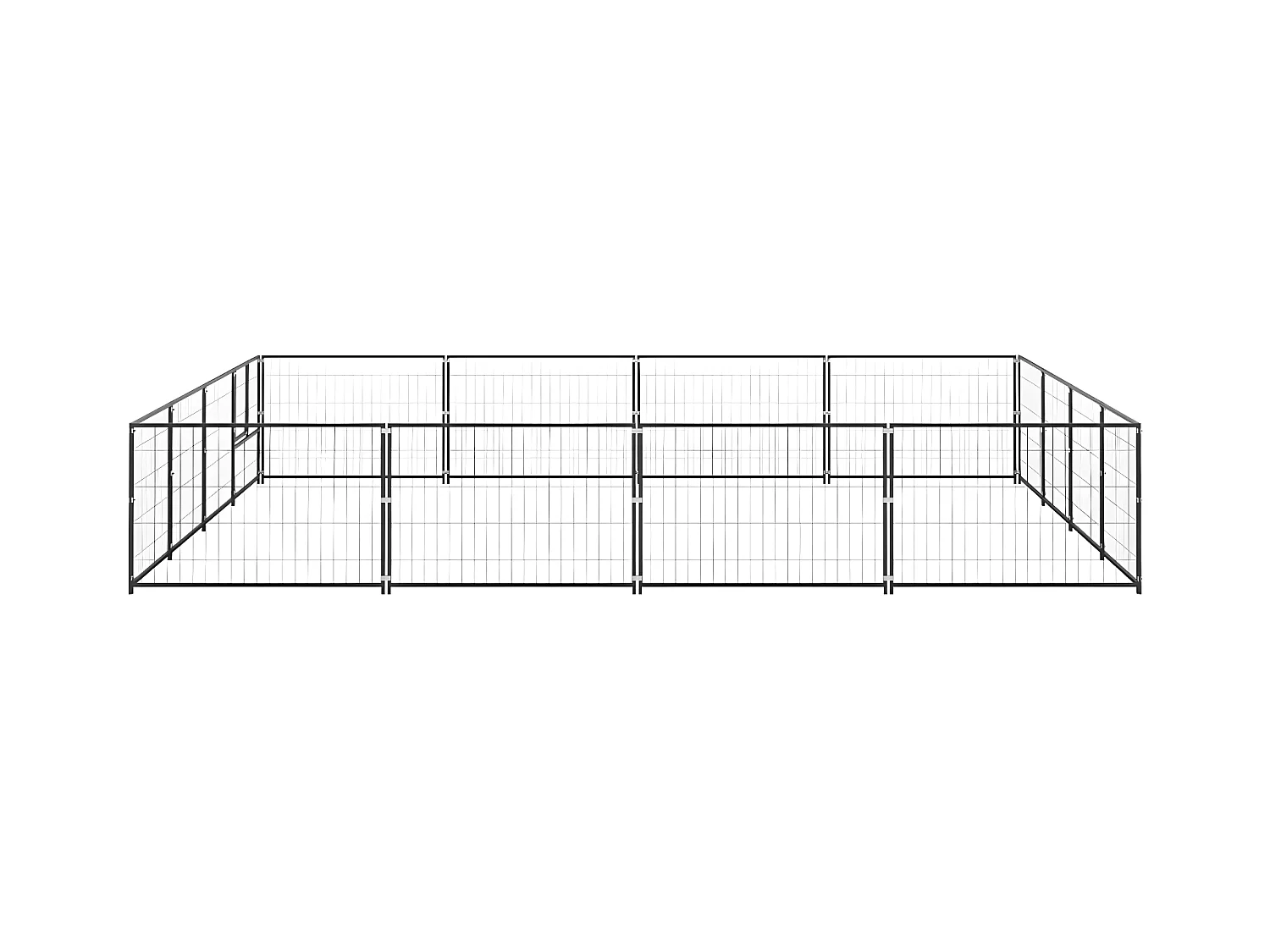 Chenil Noir 16 m² Acier RG3Q68100