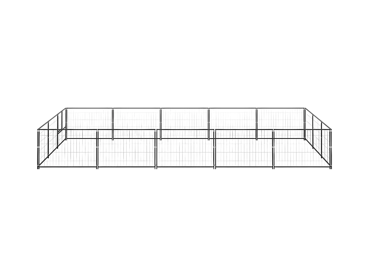Chenil Noir 15 m² Acier RG3Q53289