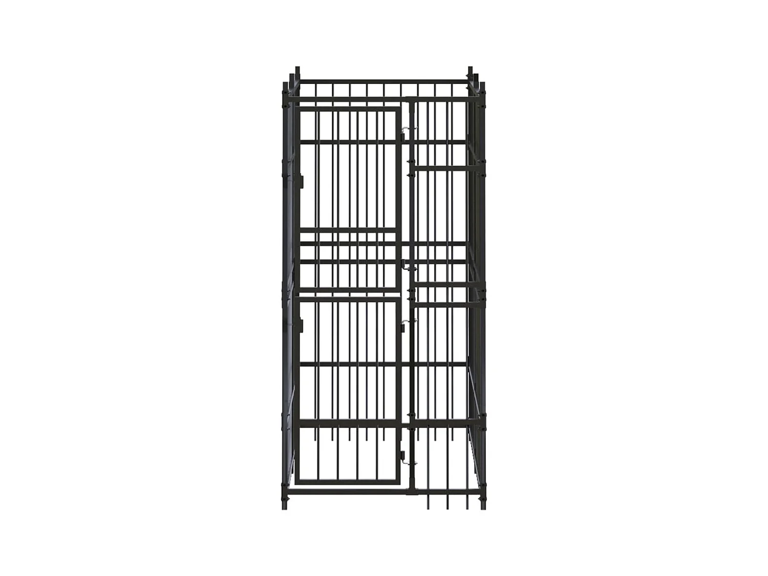 Chenil d'extérieur pour chiens Acier 1,84 m² RG3Q13318