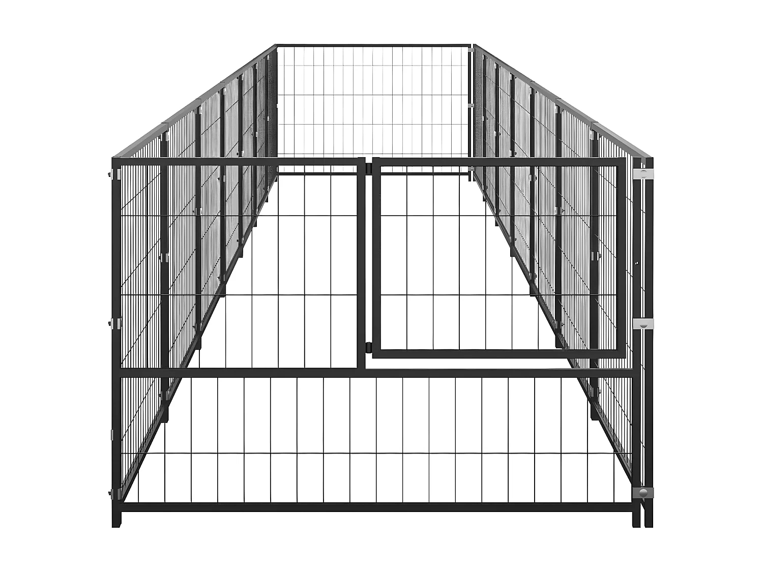 Chenil Noir 7 m² Acier RG3Q73550