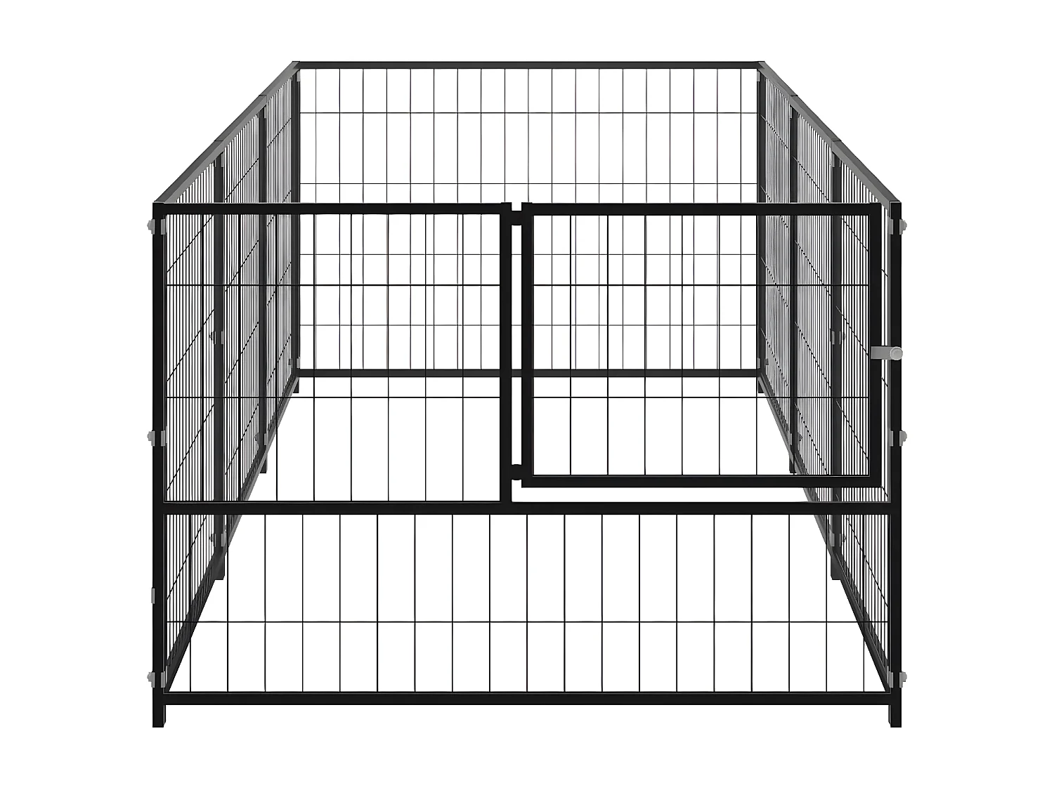 Chenil Noir 3 m² Acier RG3Q79935