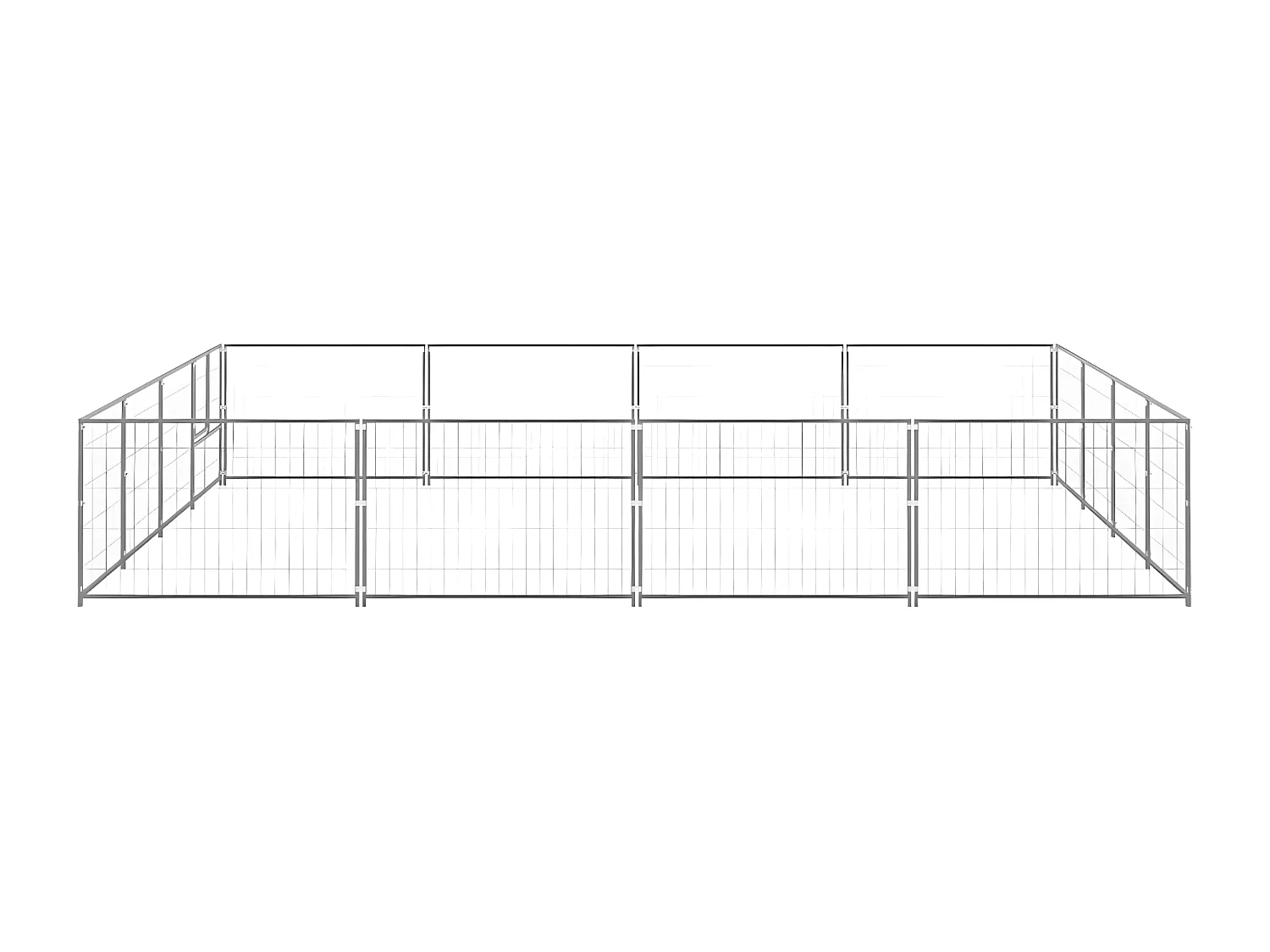 Chenil Argenté 16 m² Acier RG3Q81887