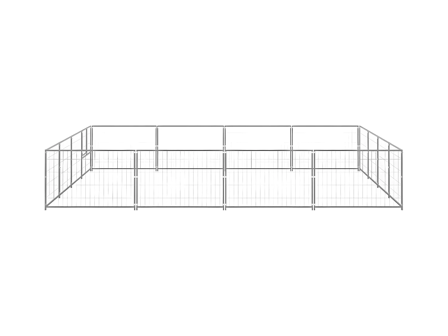 Chenil Argenté 16 m² Acier RG3Q81887