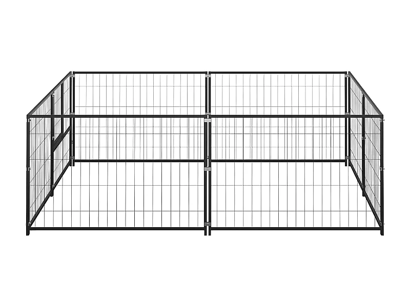 Chenil Noir 4 m² Acier RG3Q94249