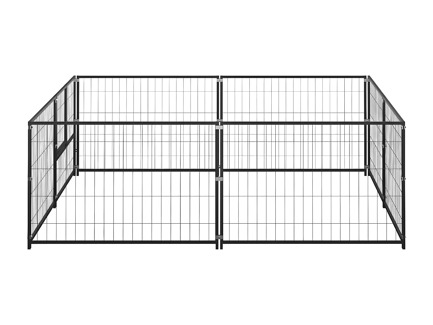 Chenil Noir 4 m² Acier RG3Q94249