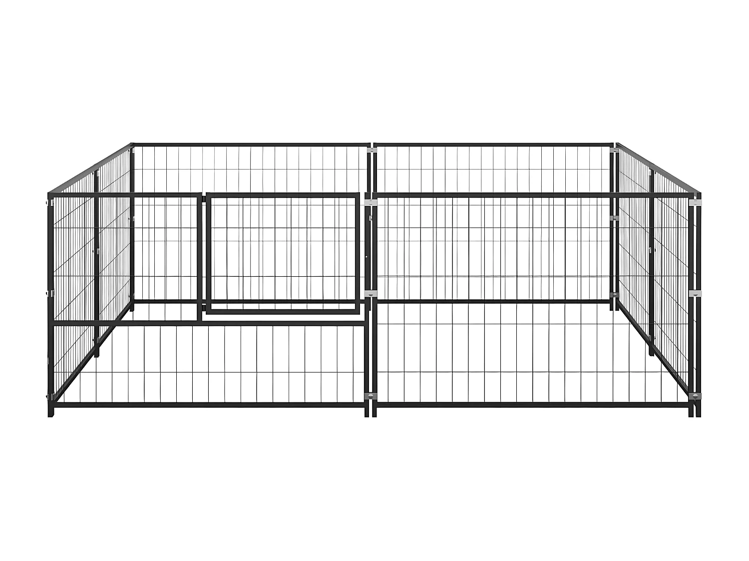 Chenil Noir 4 m² Acier RG3Q94249