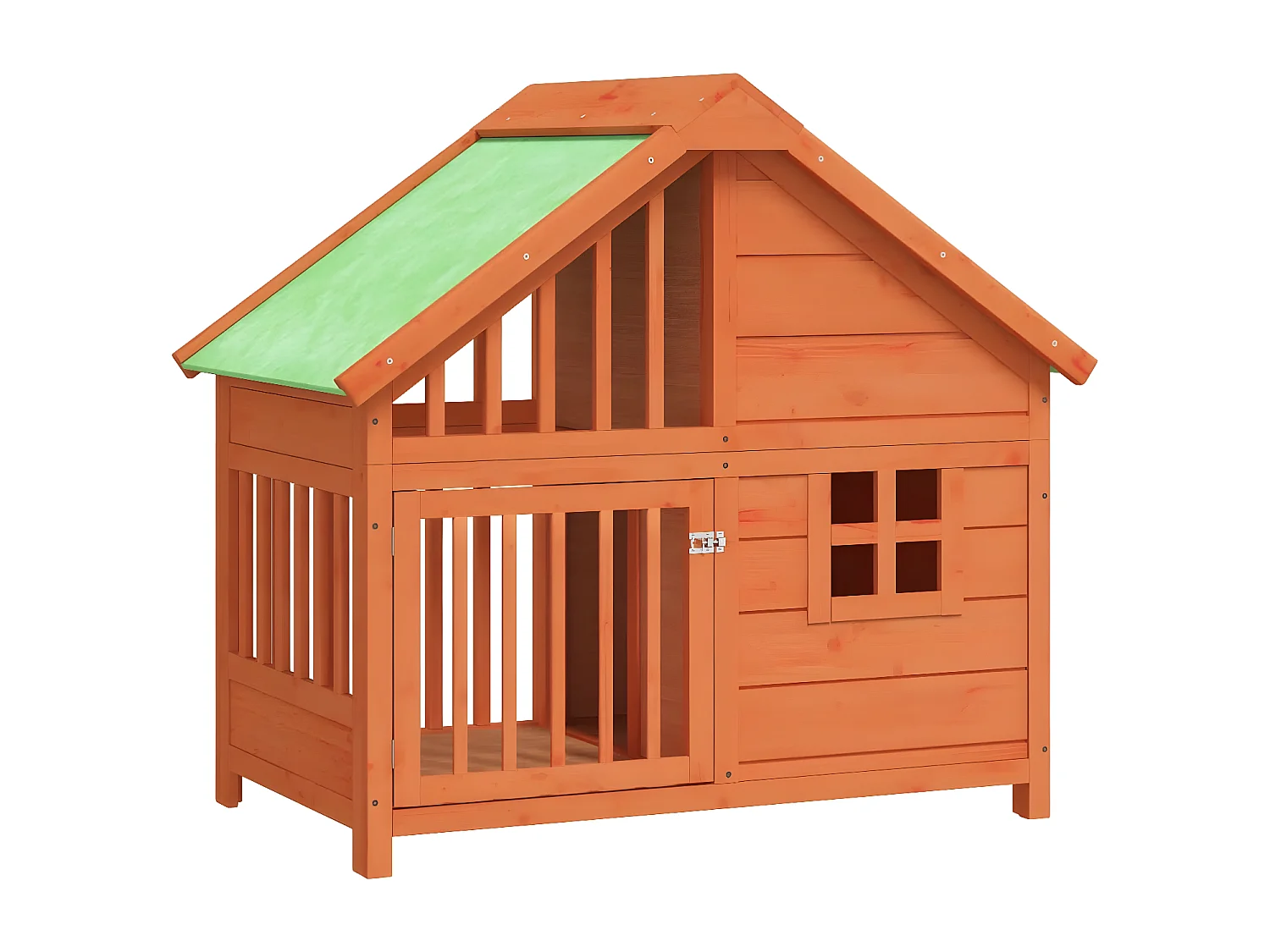 Chenil marron 96x60,5x87 cm bois de pin solide RG3Q58763