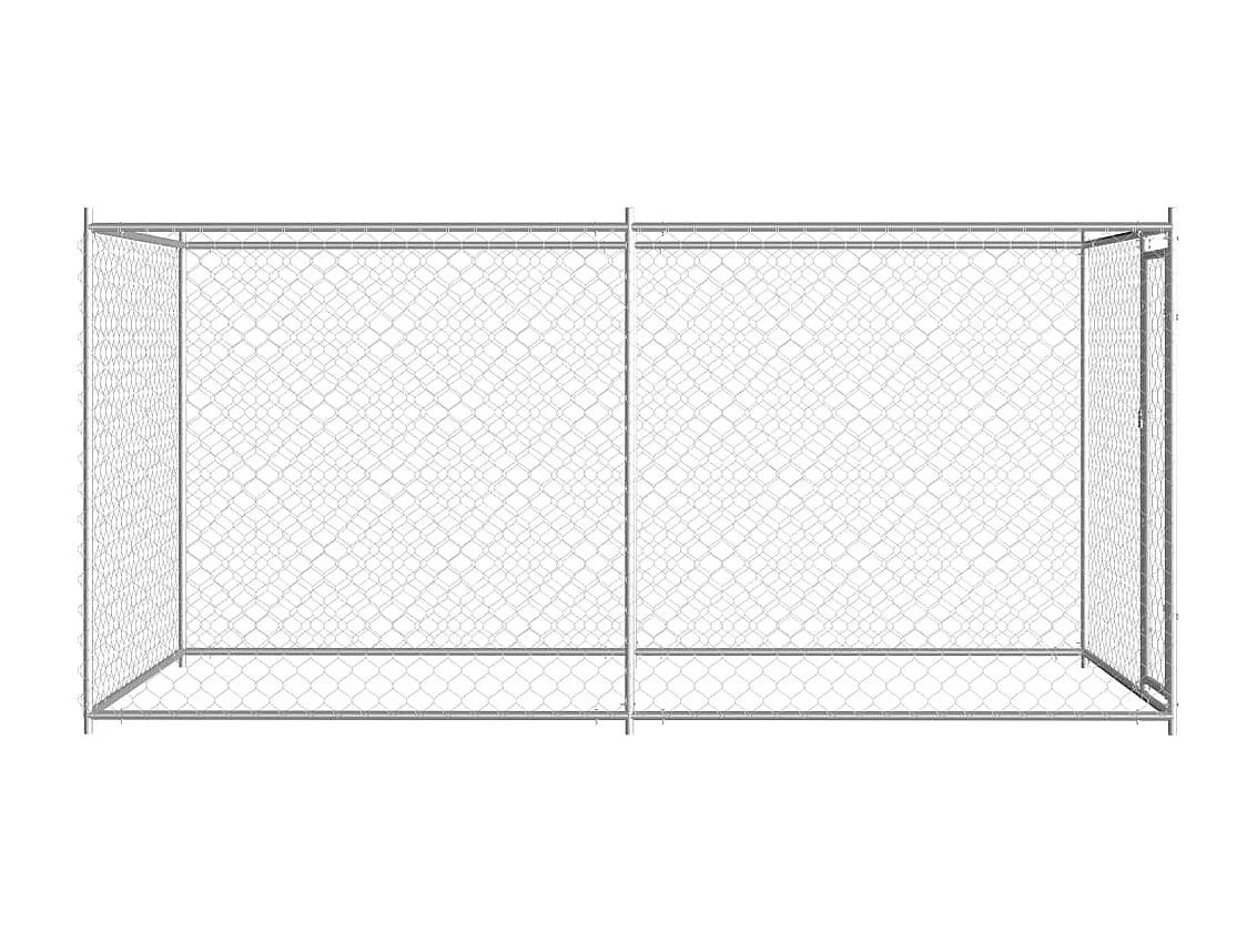 Chenil d'extérieur pour chiens 382x192x185 cm RG3Q73436