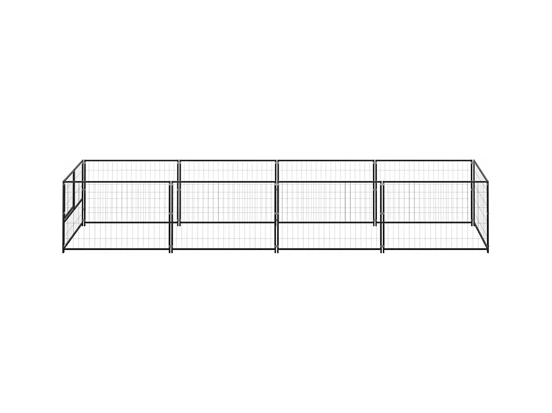 Chenil Noir 4 m² Acier RG3Q82560
