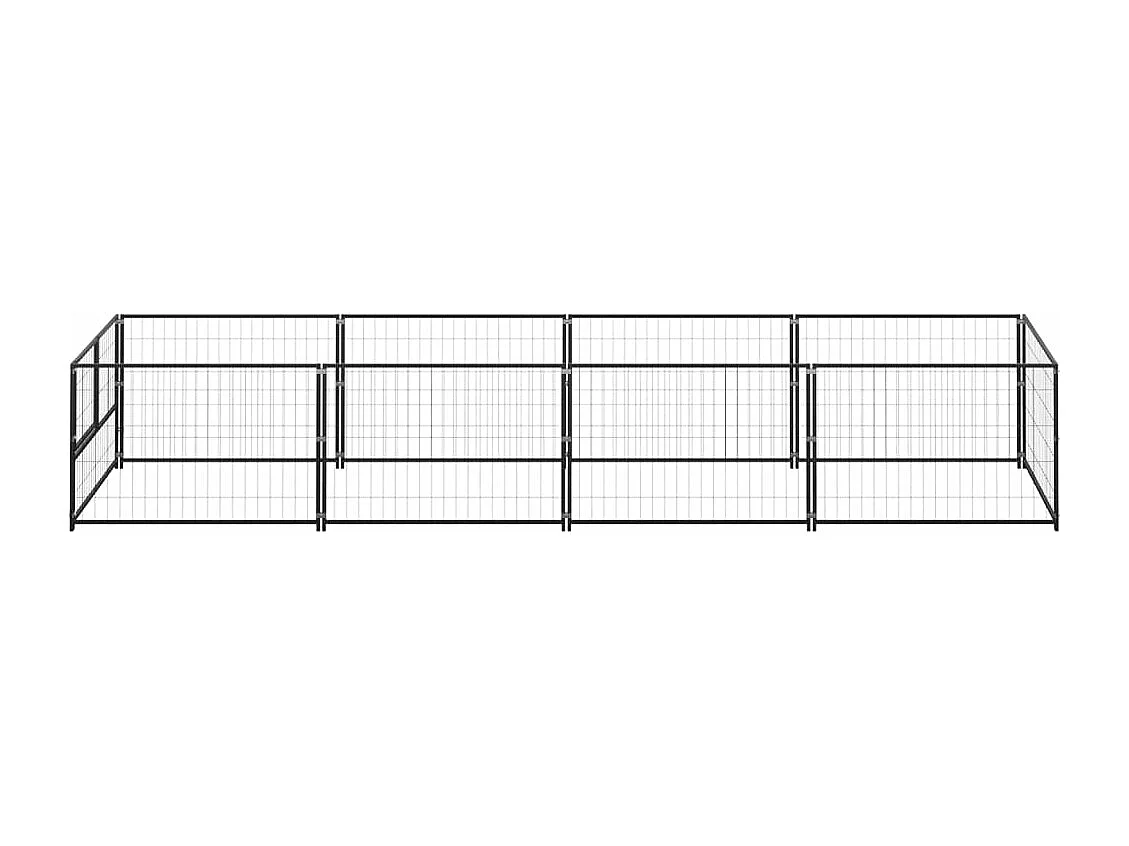 Chenil Noir 4 m² Acier RG3Q82560