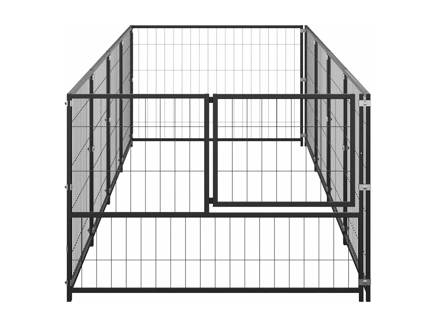 Chenil Noir 4 m² Acier RG3Q82560
