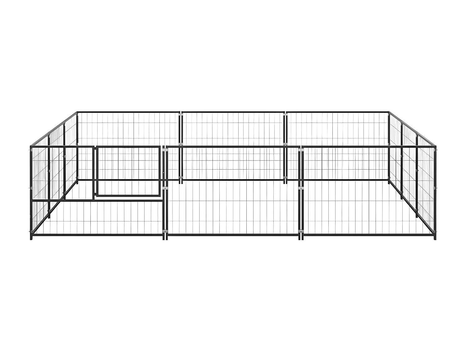 Chenil Noir 9 m² Acier RG3Q36637