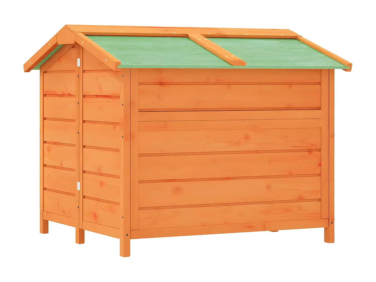 Chenil marron 96x87x80,5 cm bois de pin solide RG3Q31042