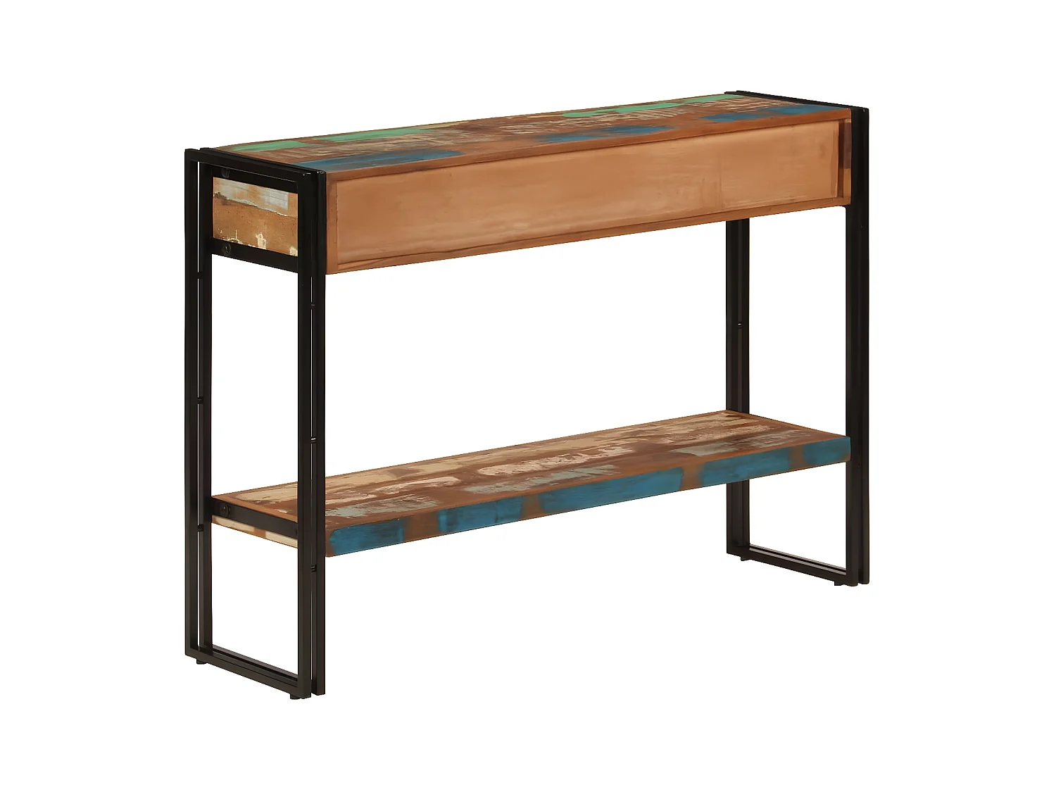 Konsolentisch,Flurtisch 110x30x76 cm Altholz Massiv -gkd848654