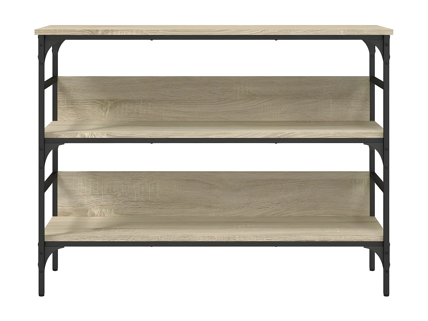 Wandtafel 100x32x75 cm bewerkt hout sonoma eikenkleurig NL896323