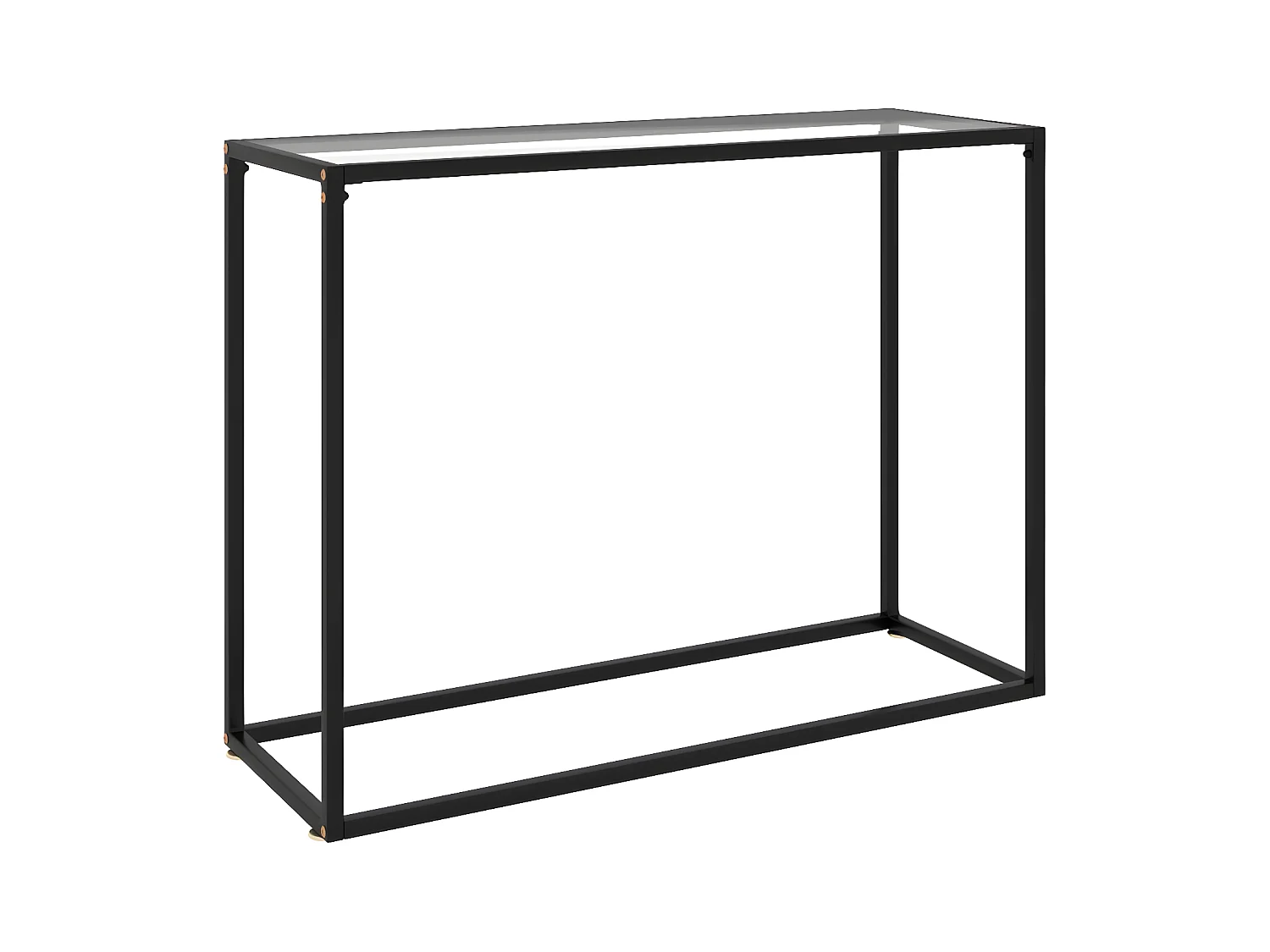 Table console Transparent 100x35x75 cm Verre trempé GHR71065