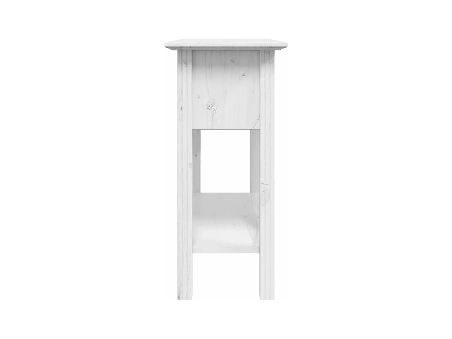Konsolentisch,Flurtisch BODO Weiß 90x34,5x73 cm Massivholz Kiefer -gkd267530