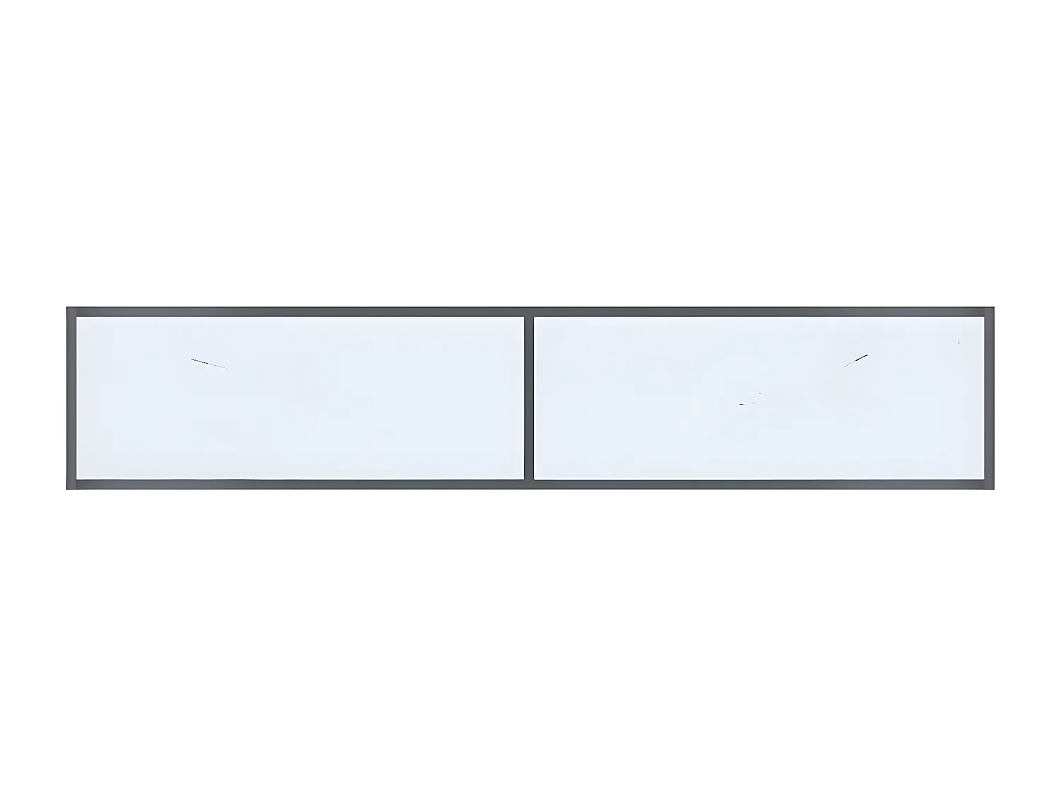 Wandtafel 180x35x75,5 cm gehard glas wit NL545557