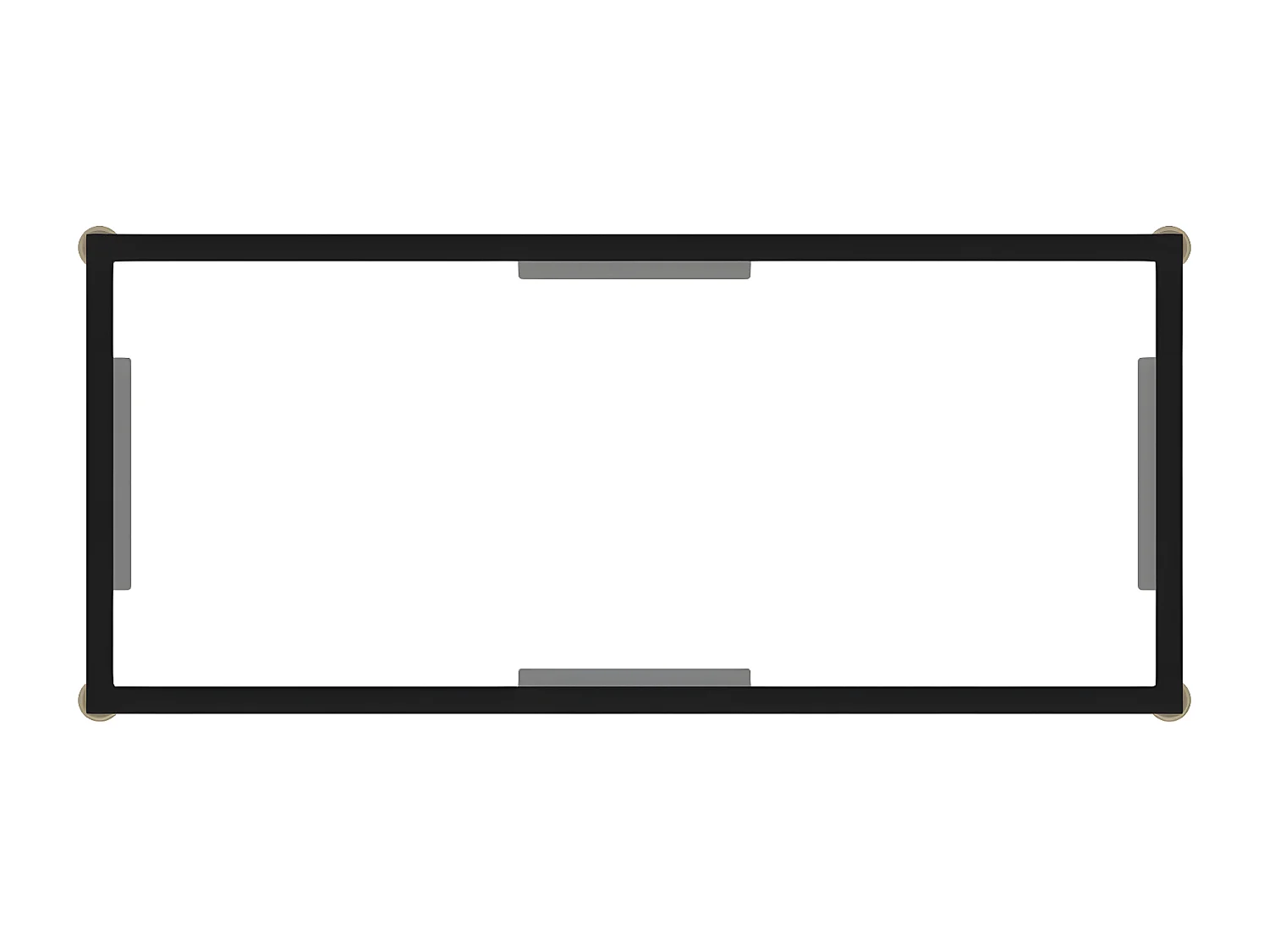 Table console Transparent 80x35x75 cm Verre trempé GHR78529