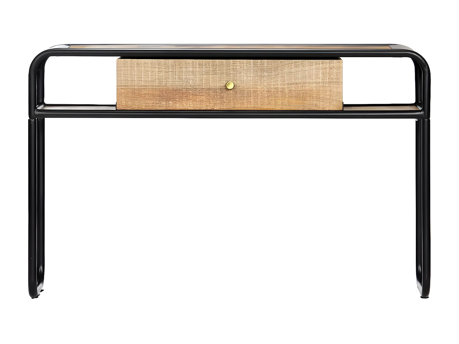 Mesa consola 118x30x75 cm madeira de mangueira maciça PT774467