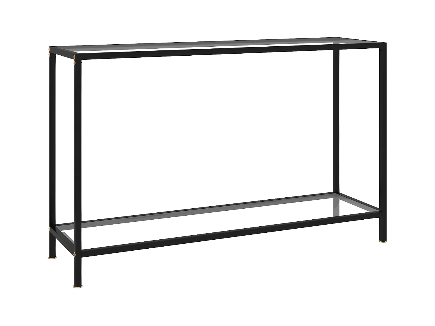 Table console Transparent 120x35x75 cm Verre trempé GHR87890