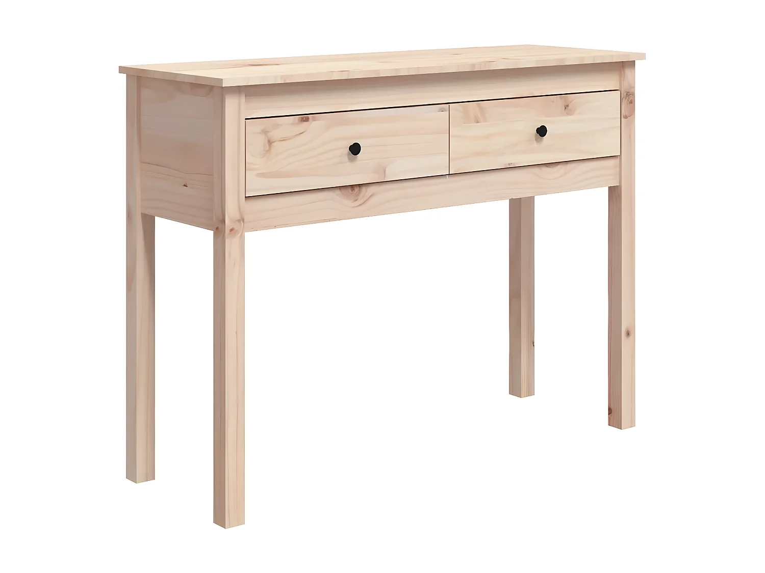 Table console 100x35x75 cm Bois massif de pin GHR90553