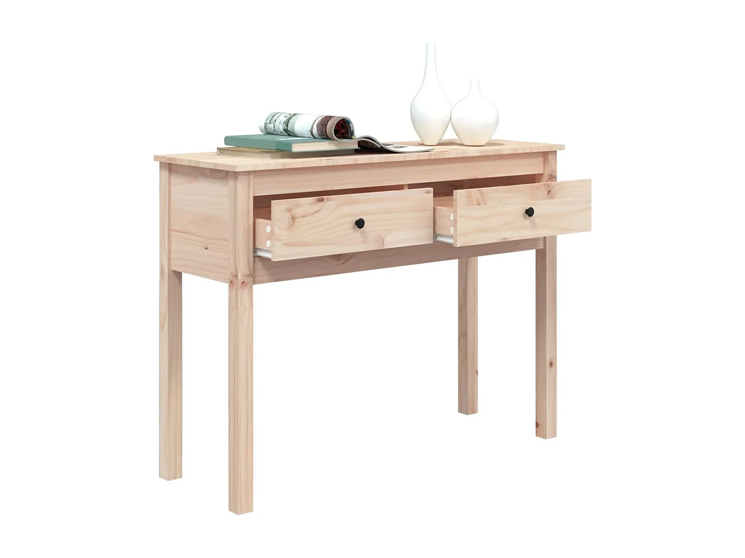 Table console 100x35x75 cm Bois massif de pin GHR90553