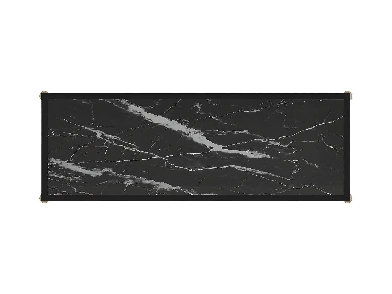 Konsolentisch,Flurtisch Schwarz 100x35x75 cm Hartglas -gkd492303