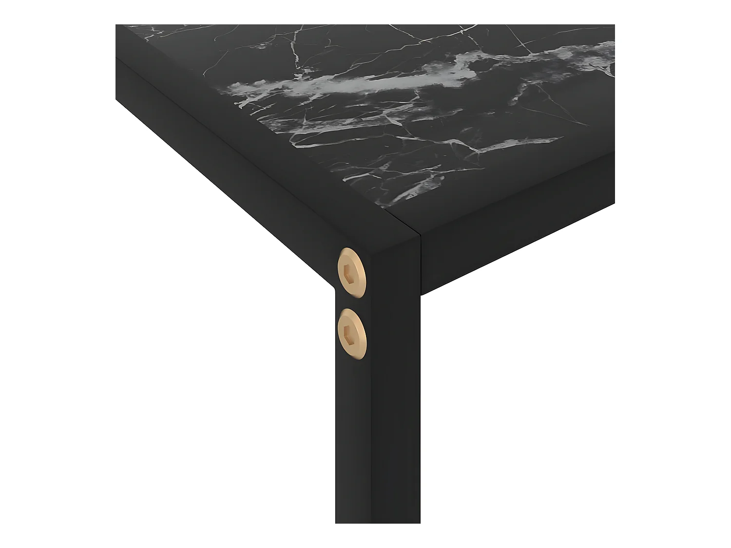 Konsolentisch,Flurtisch Schwarz 100x35x75 cm Hartglas -gkd492303