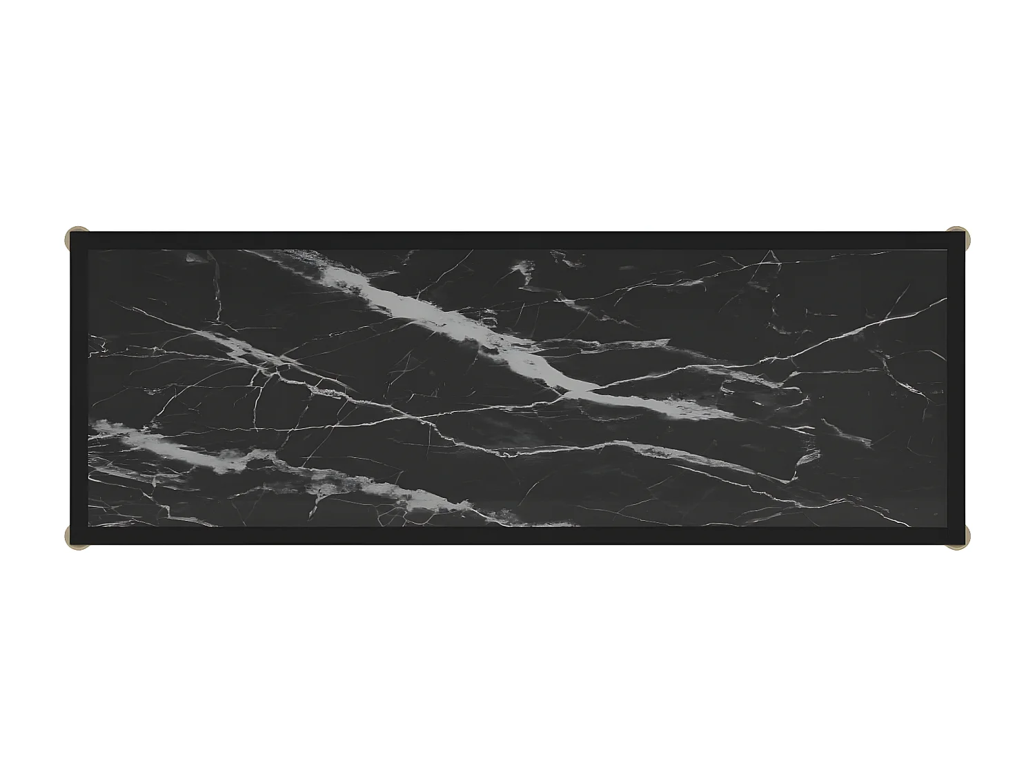 Konsolentisch,Flurtisch Schwarz 100x35x75 cm Hartglas -gkd492303