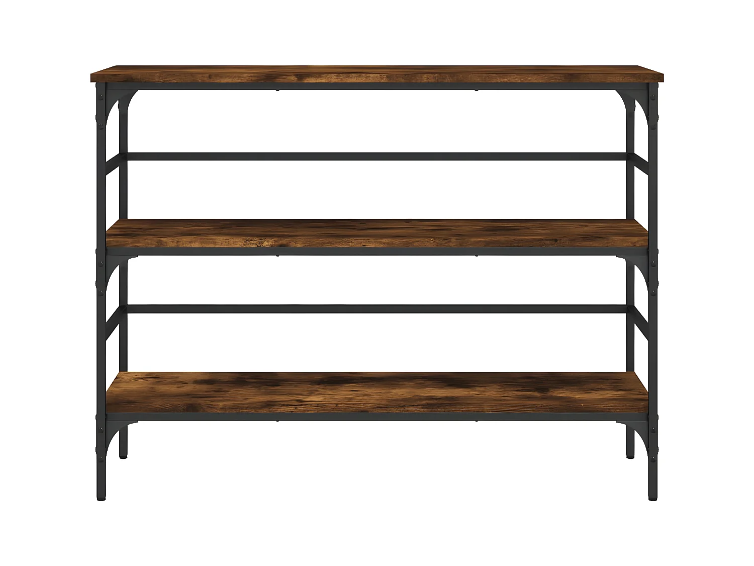 Konsolentisch,Flurtisch Räuchereiche 100x32x75 cm Holzwerkstoff -gkd873371