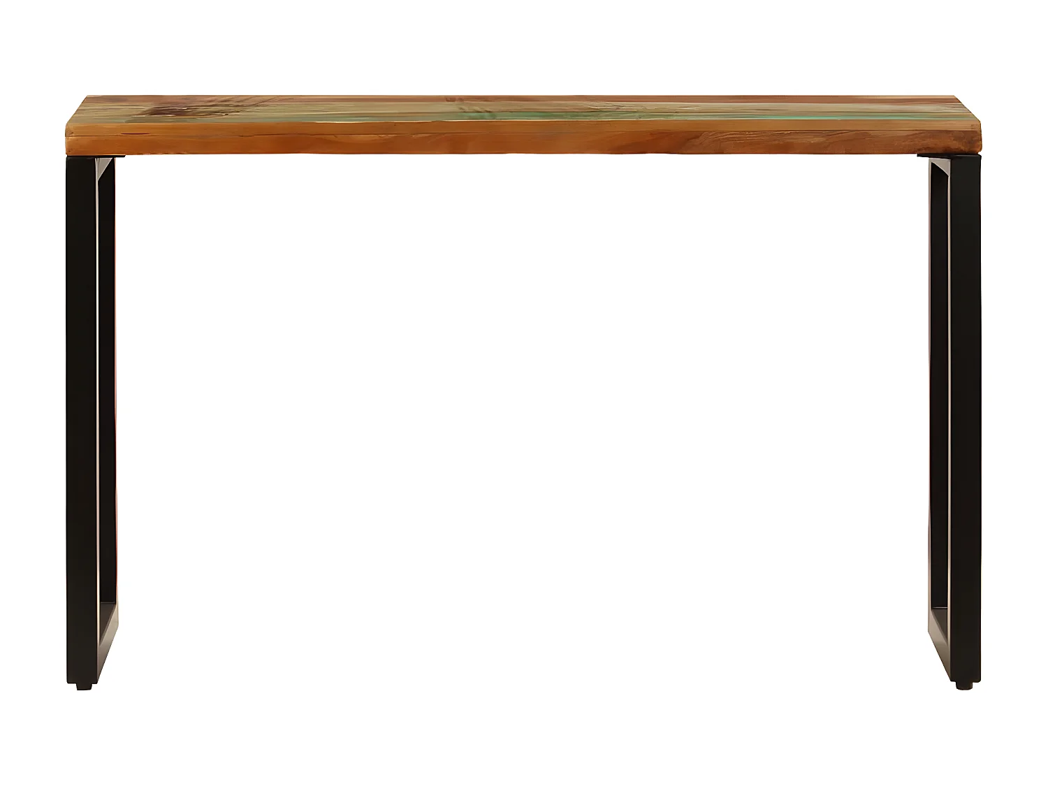 Konsolentisch,Flurtisch 120x35x76 cm Stahl und Altholz -gkd269641