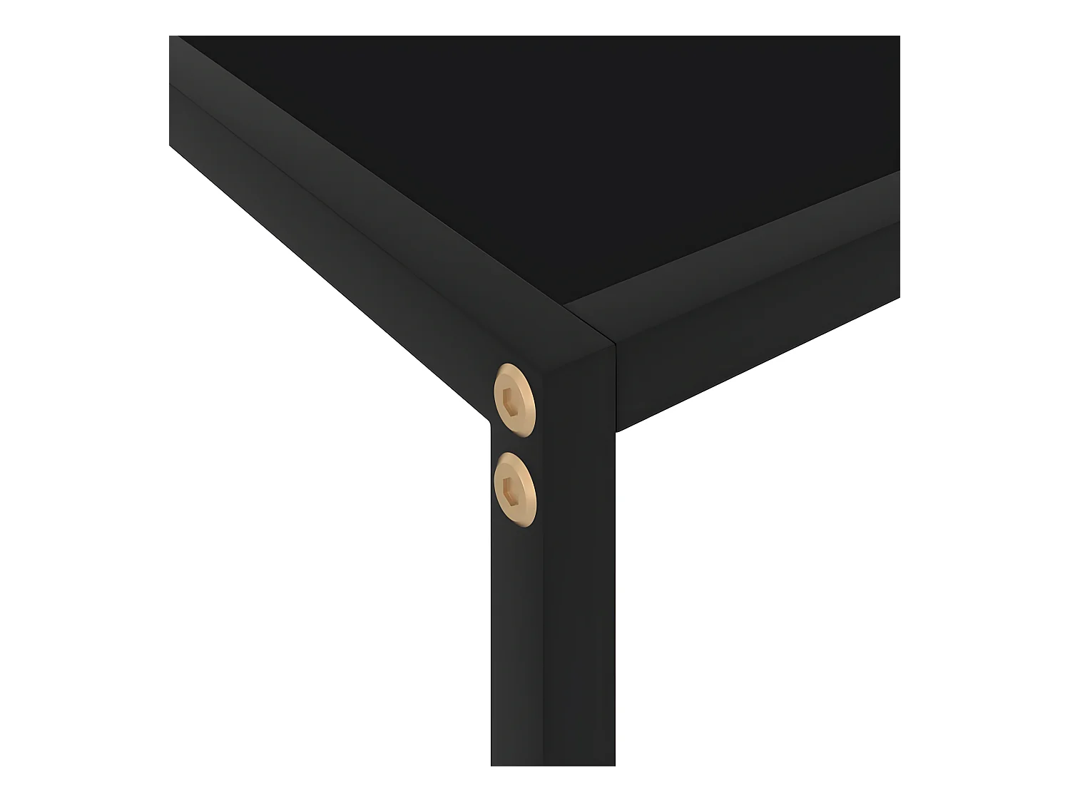 Konsolentisch,Flurtisch Schwarz 100x35x75 cm Hartglas -gkd236987