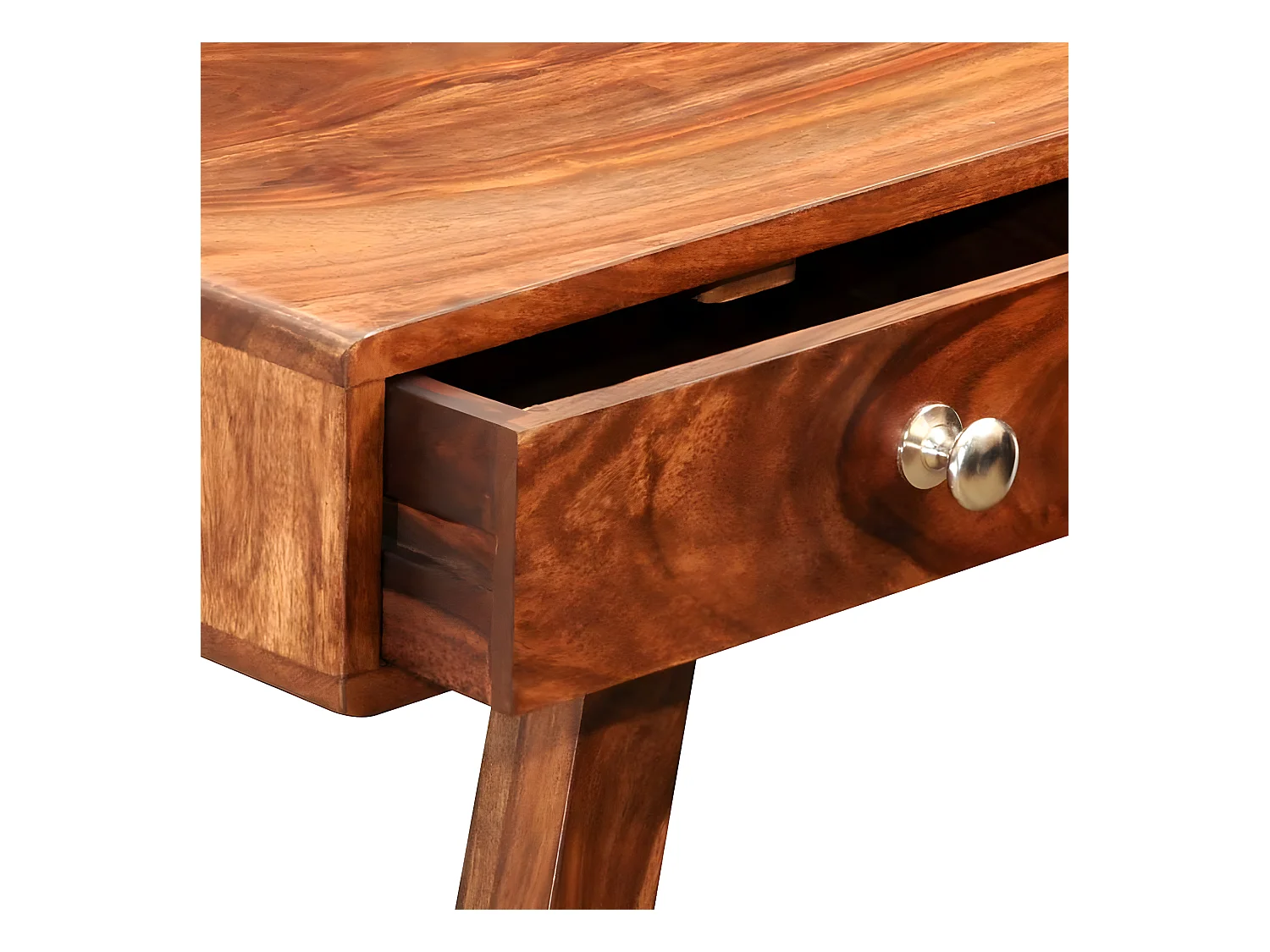 Table console avec 3 tiroirs 76 cm Bois massif de Sesham GHR61833
