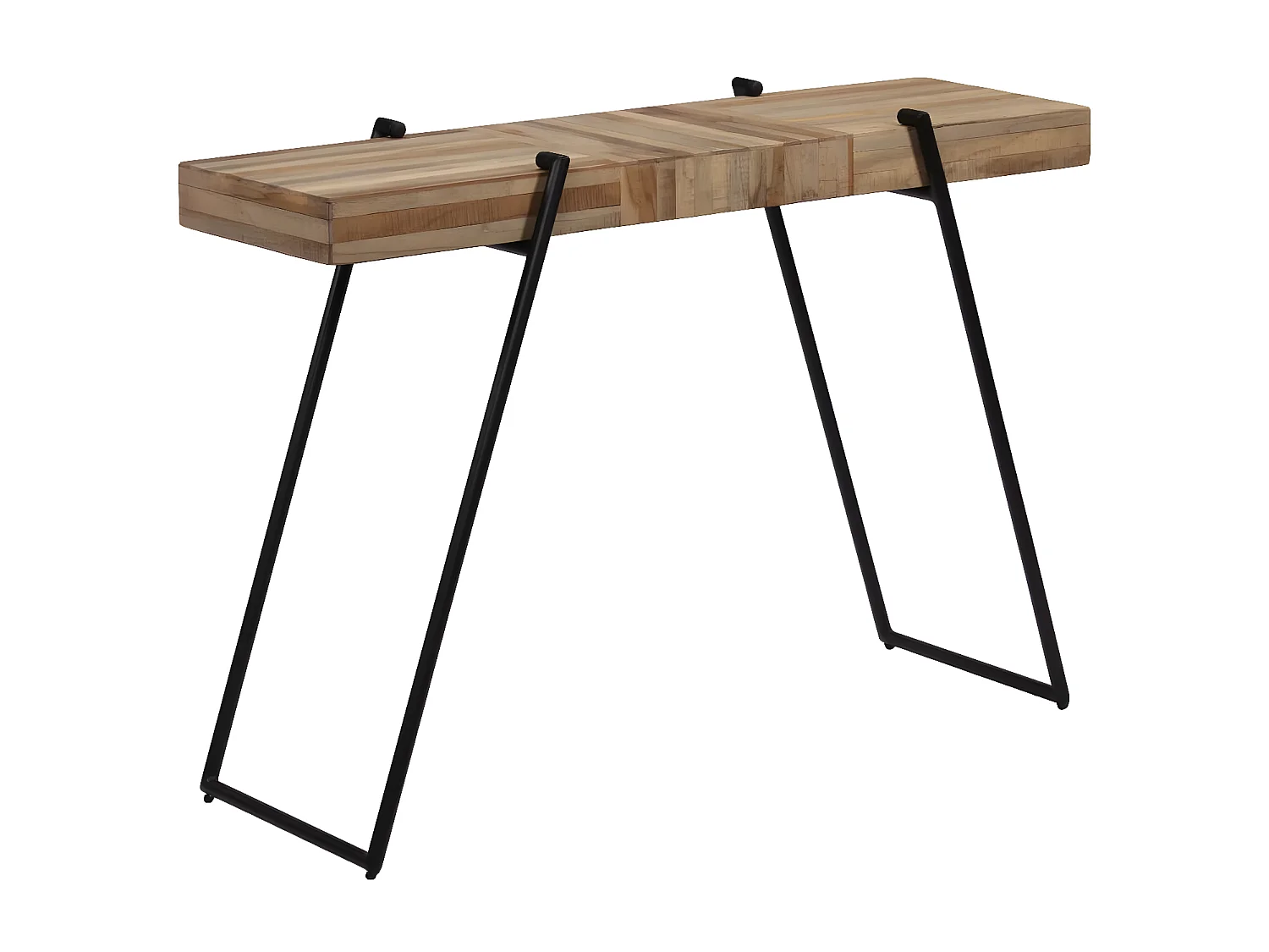 Table console 120 x 35 x 81 cm Teck recyclé GHR93942