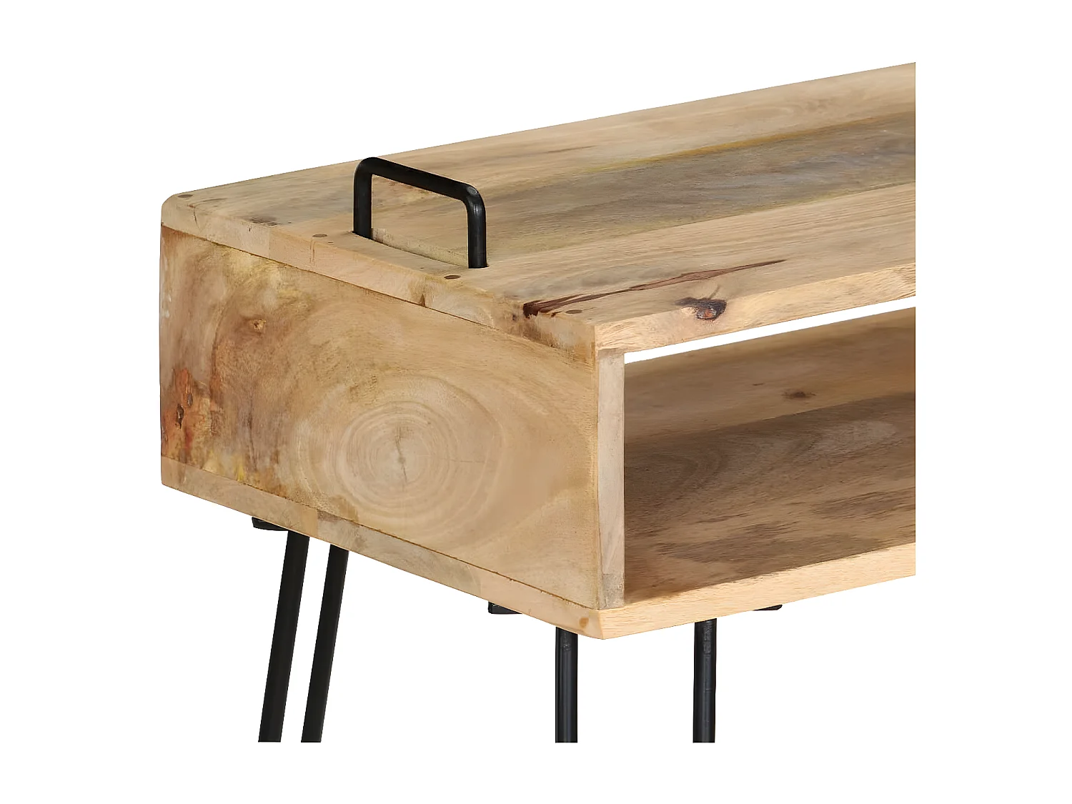 Table console Bois de manguier massif 115 x 35 x 76 cm GHR99621