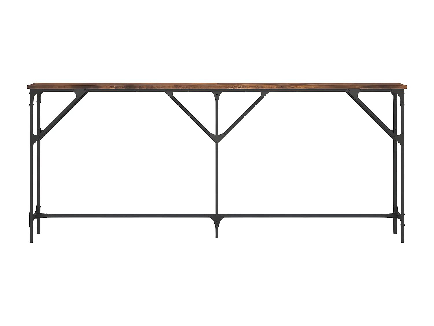 Konsolentisch,Flurtisch Räuchereiche 180x23x75 cm Holzwerkstoff -gkd346330