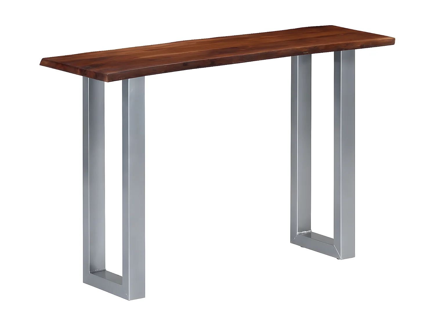 Table console 115 x 35 x 76 cm Bois d'acacia massif et fer GHR68133