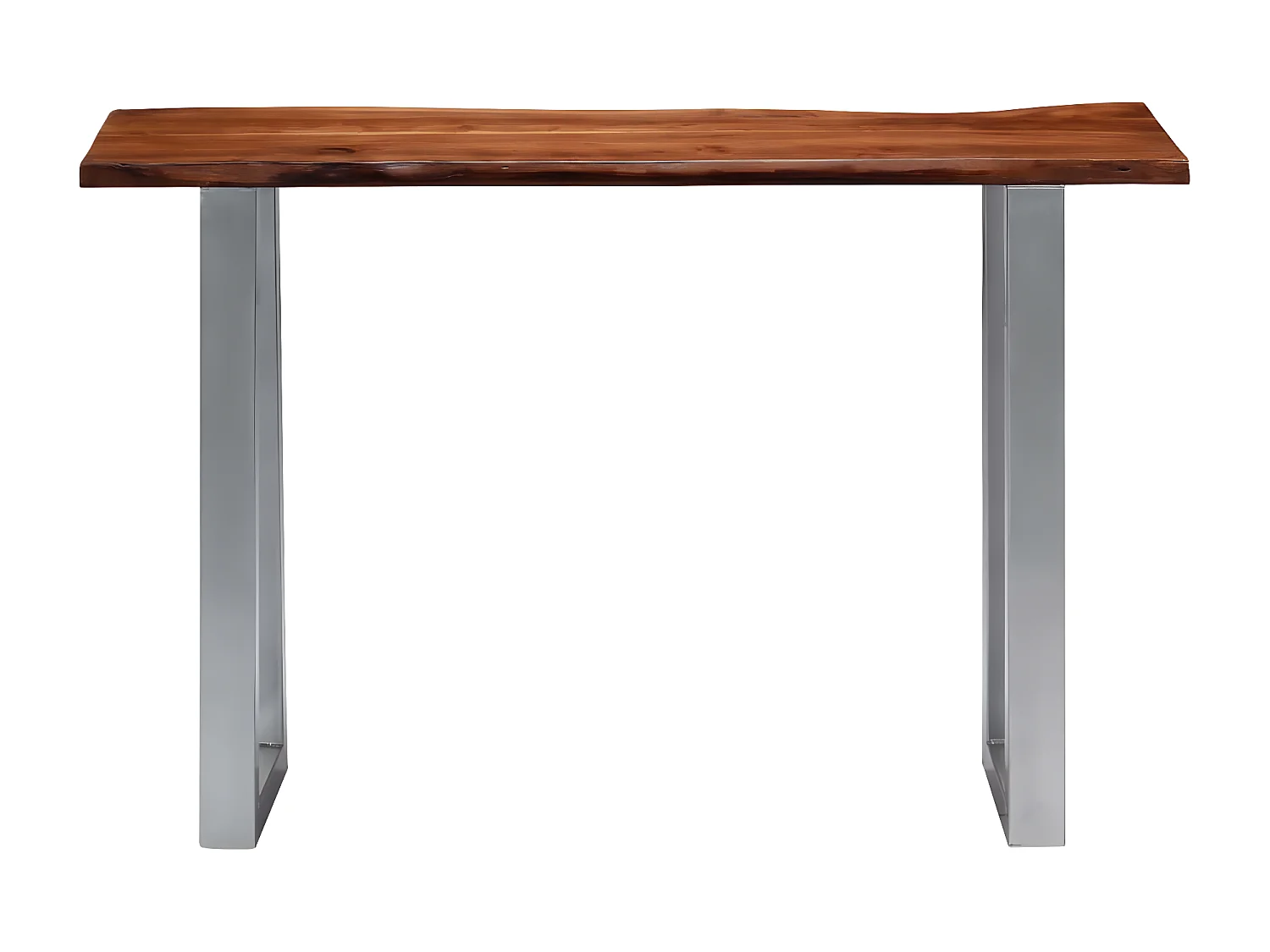 Table console 115 x 35 x 76 cm Bois d'acacia massif et fer GHR68133